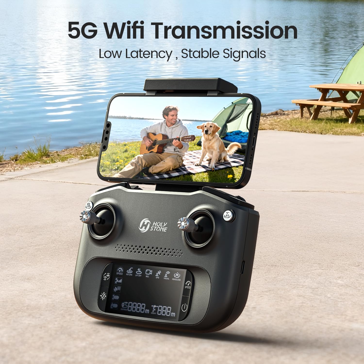 Amazon.com: Holy Stone HS175G GPS Drone With 4K EIS Camera For